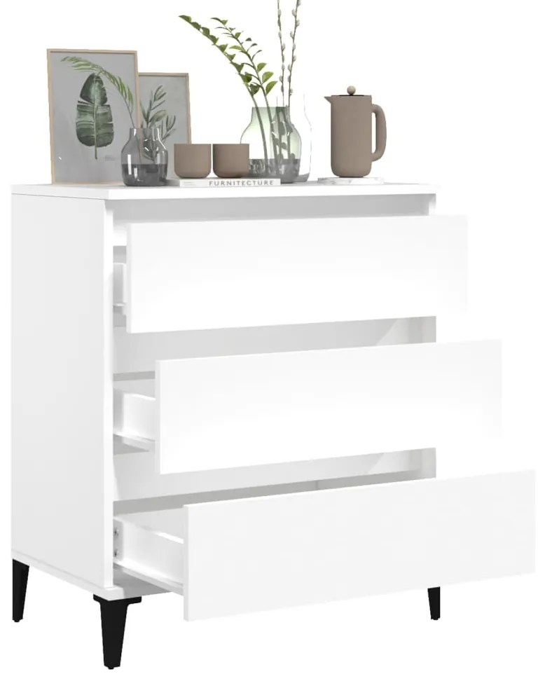 Aparador 60x35x70 cm derivados de madeira branco