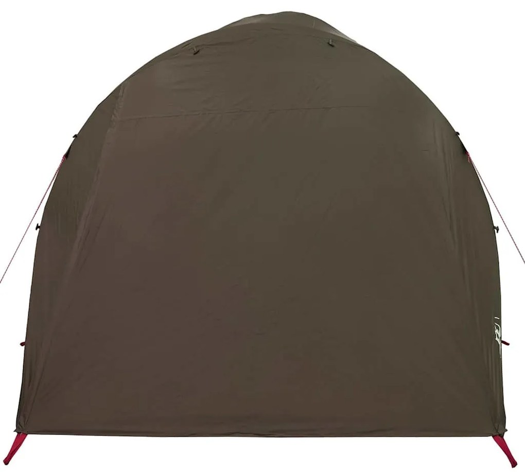 Tenda familiar túnel para 6 pessoas impermeável castanho