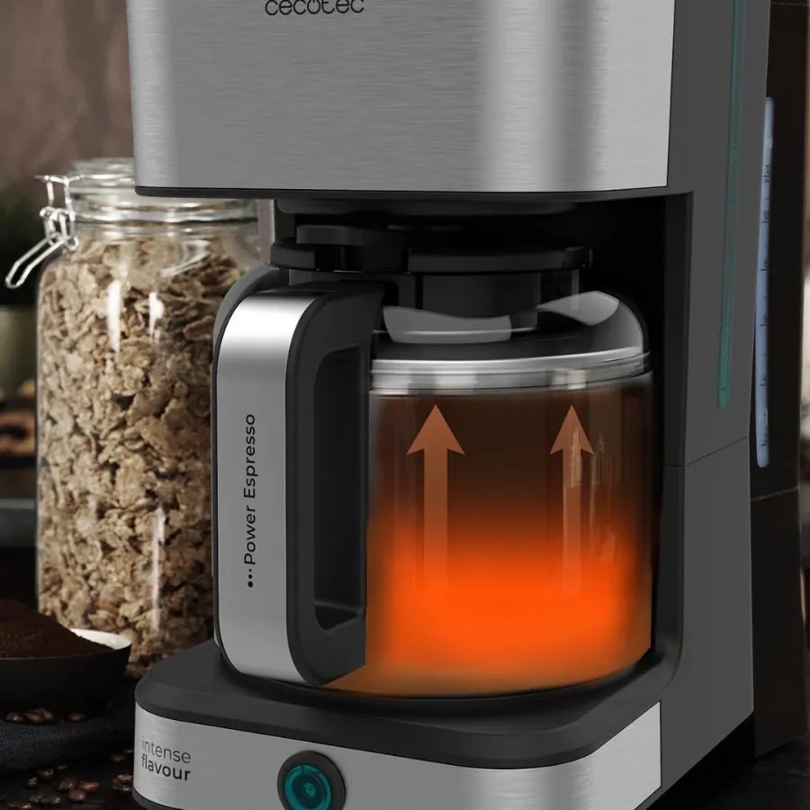 Máquina de café de gotejamento Coffee 66 Drop &amp; Thermo em aço inoxidável