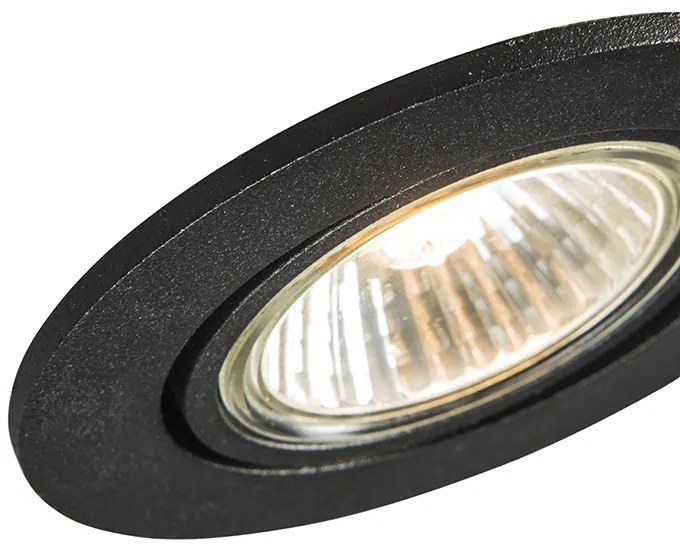 Foco embutido inteligente preto ajustável Incl. Wifi GU10 - Cisco