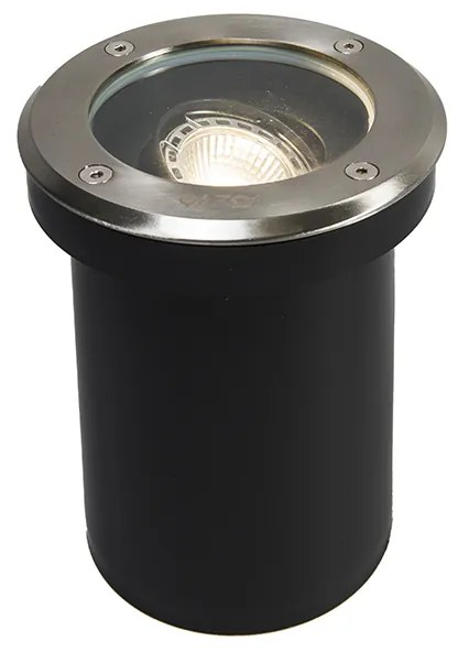 LED Conjunto de 6 focos de chão inteligentes para exterior ajustáveis com Wi-Fi GU10 - Delux Moderno