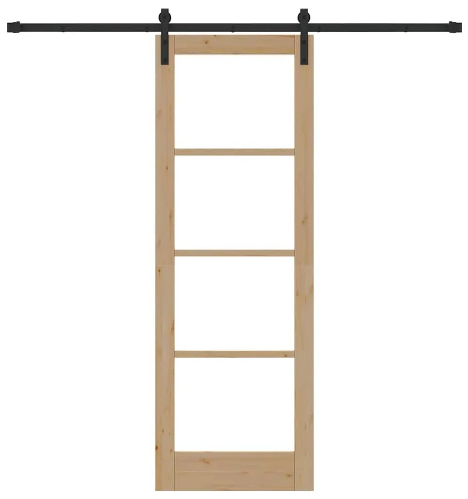 Porta Deslizante vidaXL com Conjunto de Hardware 'ORKDAL'73.5x211 cm