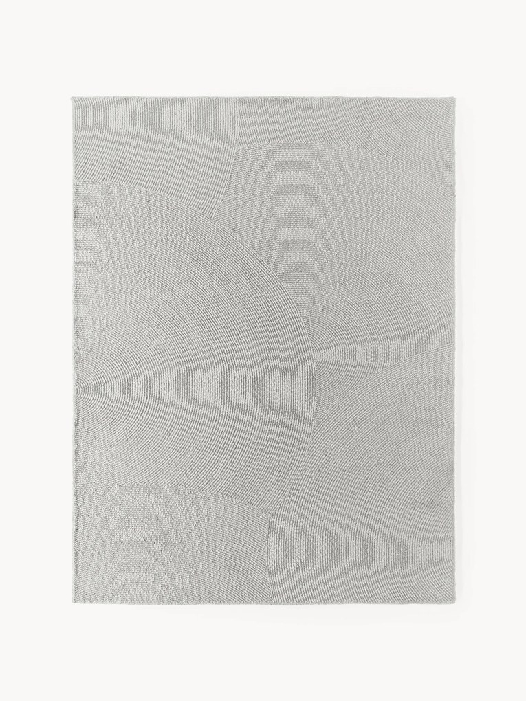 Tapete em lã artesanal de pelo curto Eleni