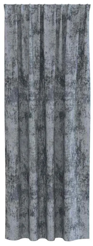 Cortinas de Veludo - 2 peças com Ilhós em Cinza Prata (245 x 140 cm)