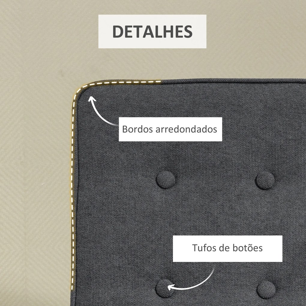 HOMCOM Poltrona Relax Reclinável Manual até 145° Estofada em Poliéster com Apoio para os Pés Retrátil Carga Máxima 150kg para Sala de Estar Dormitório Escritório 68x87x100cm Cinza