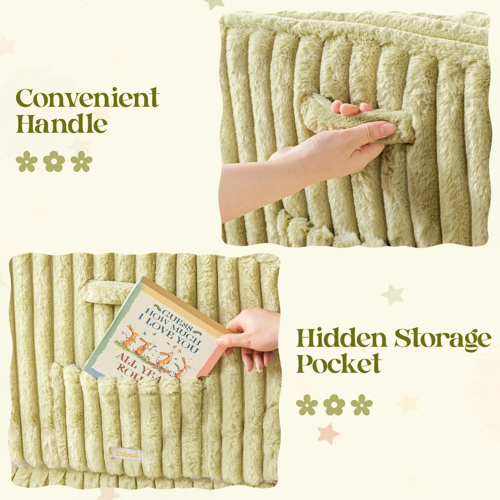 Sofá infantil para crianças Verde