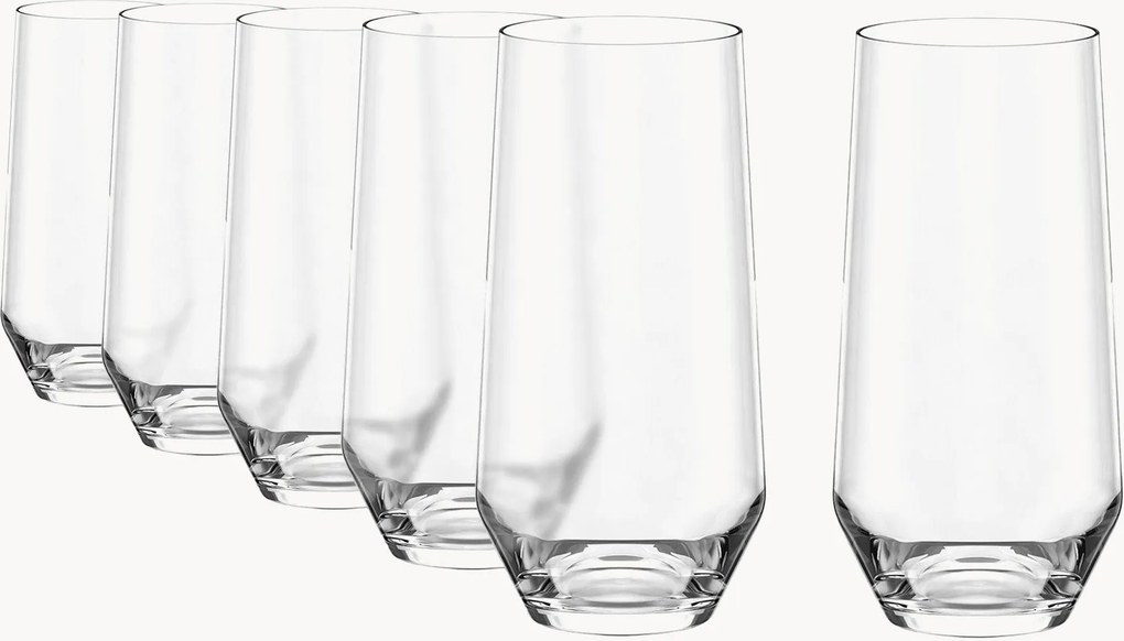 Copos altos Quatrophil, conjunto de 6