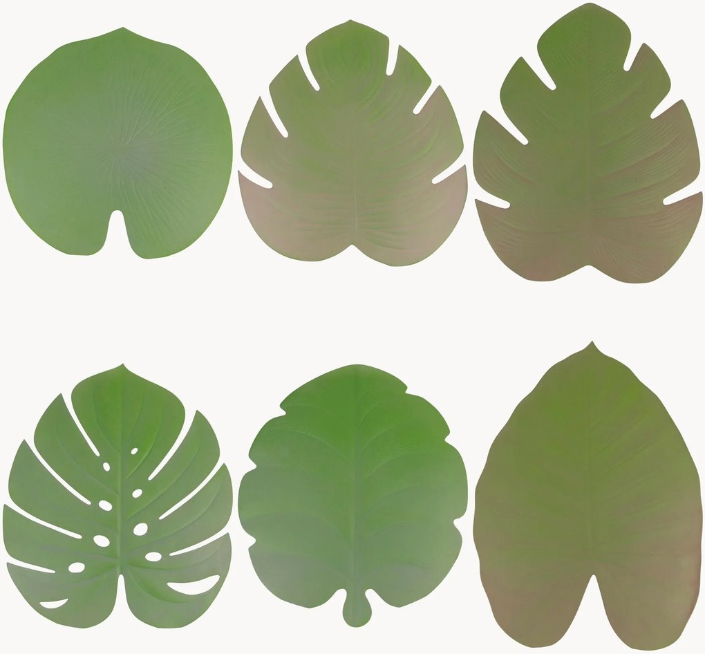 Individuais New Jungle, conjunto de 6