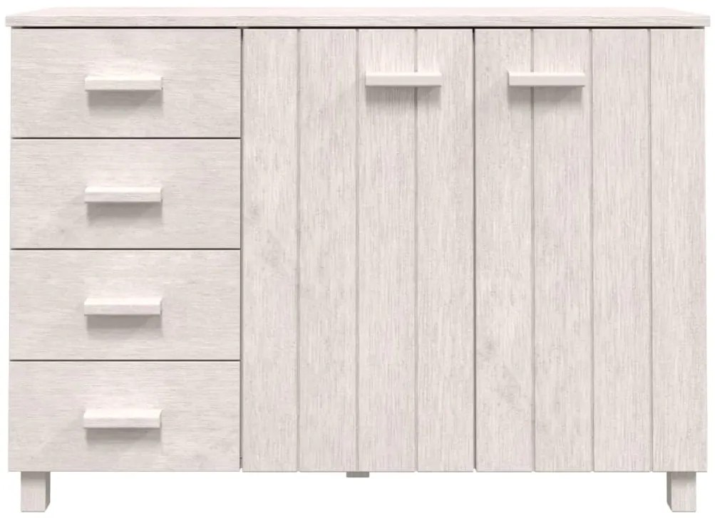 Aparador HAMAR 113x40x80 cm pinho maciço branco