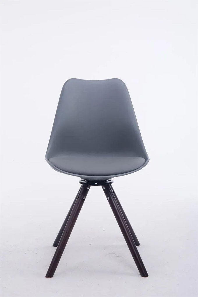 Cadeira de cozinha e sala de jantar Troyes 48 x 84 x 56 cm Cinzento