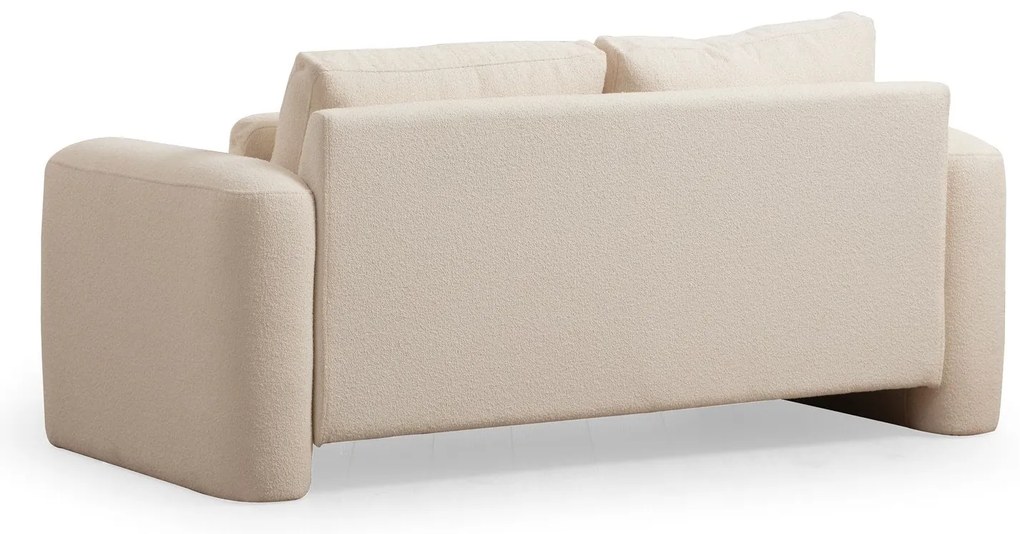 Sofá de 2 Lugares Lily – Creme – 180 cm x 97 cm x 73 cm