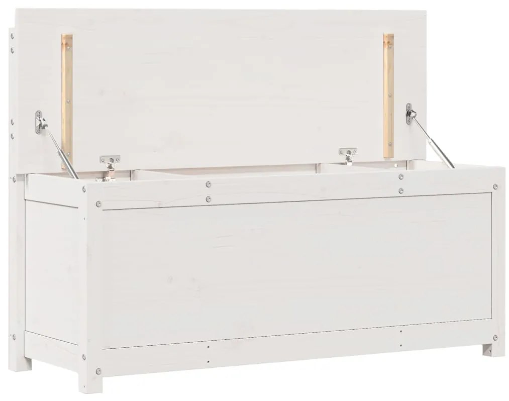 Banco 110x41x76,5 cm madeira de pinho maciça branco