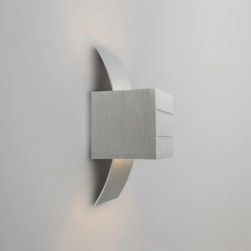 Conjunto de 2 candeeiros de parede modernos em alumínio - Amy