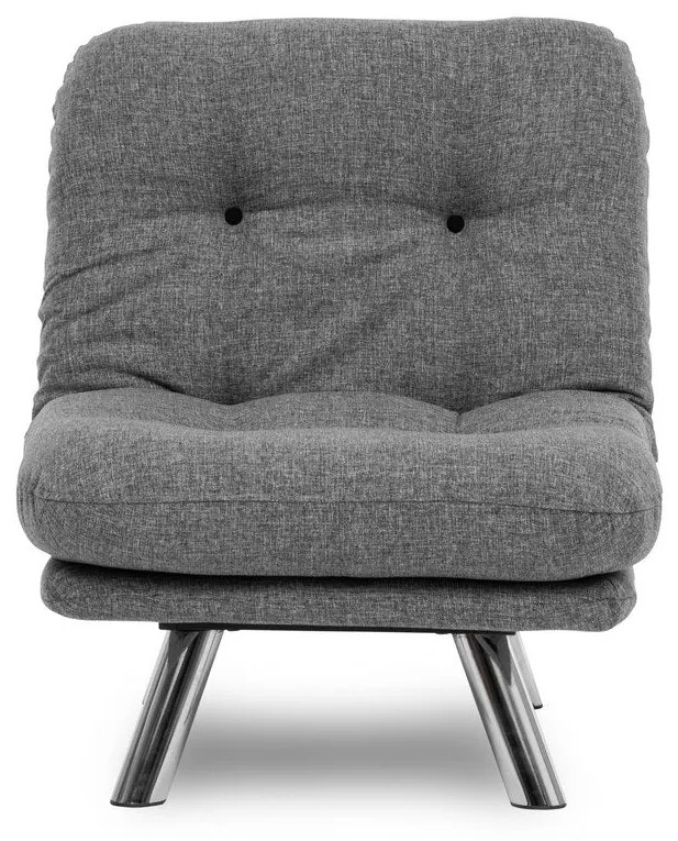 Sofá-Cama Individual Misa – Cinzento Claro – 110x70 cm
