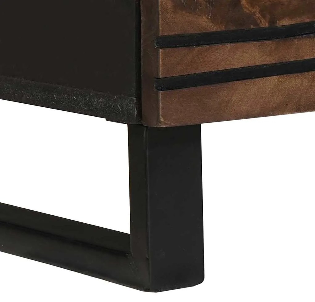 Highboard 60x33.5x100 cm de Madeira Sólida de Manga