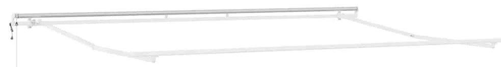 Toldo retrátil automático 400x300 cm antracite e branco