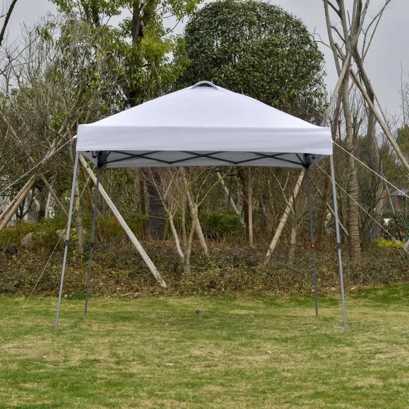 Tenda de Jardim Dobrável - Branco - 3x3m