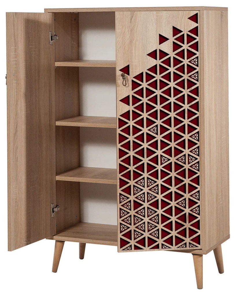 Armário Multiuso Multibox – Carvalho Sonoma – 80x127x36 cm