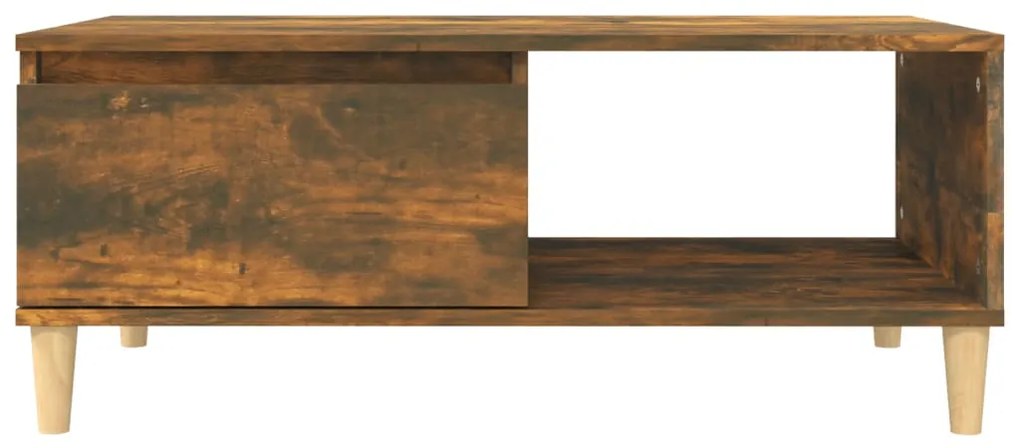 Mesa de centro 90x50x36,5 cm derivados madeira carvalho fumado