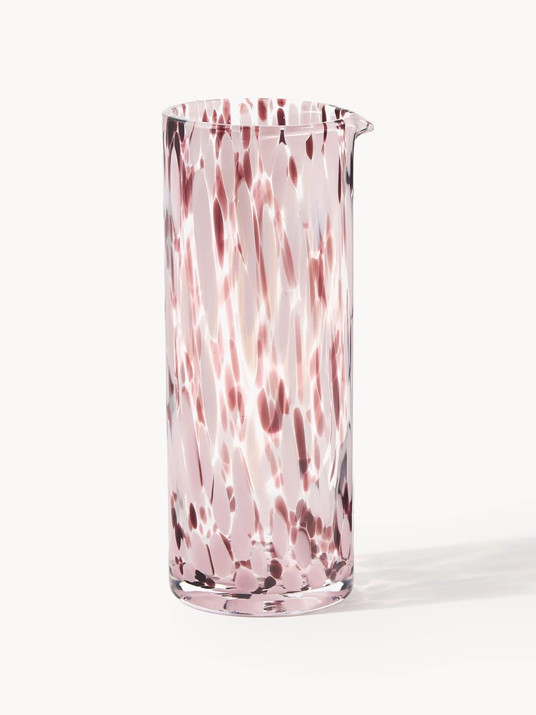 Jarro de vidro artesanal com manchas Oakley, 1,1 L