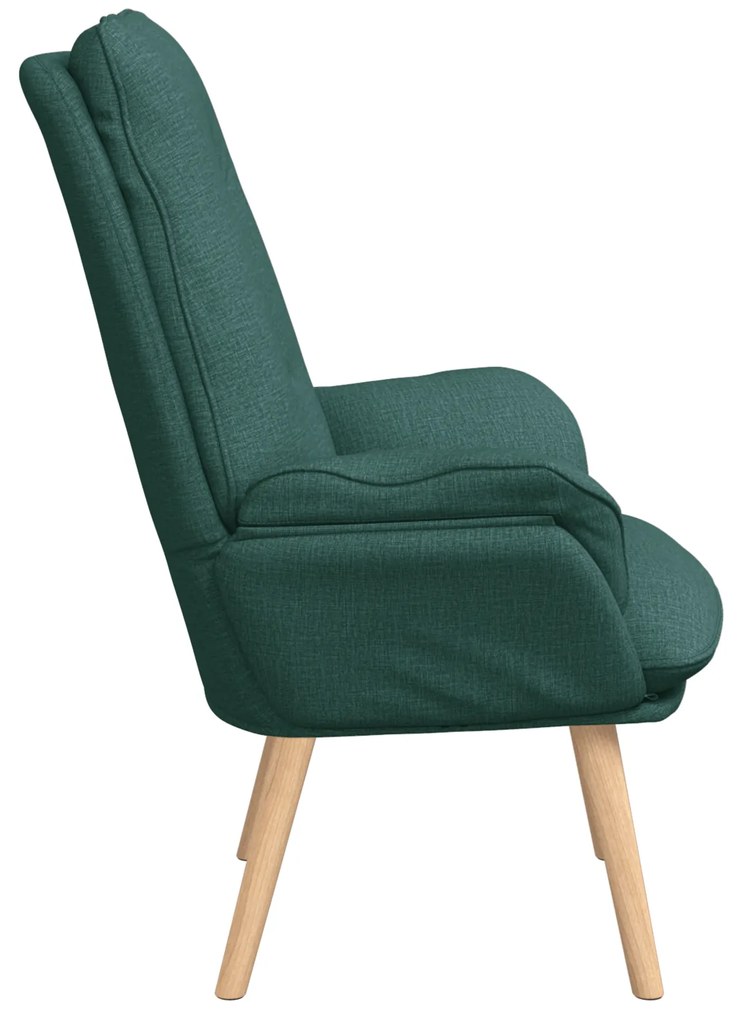 Poltrona Relaxante Verde Escura Tecido
