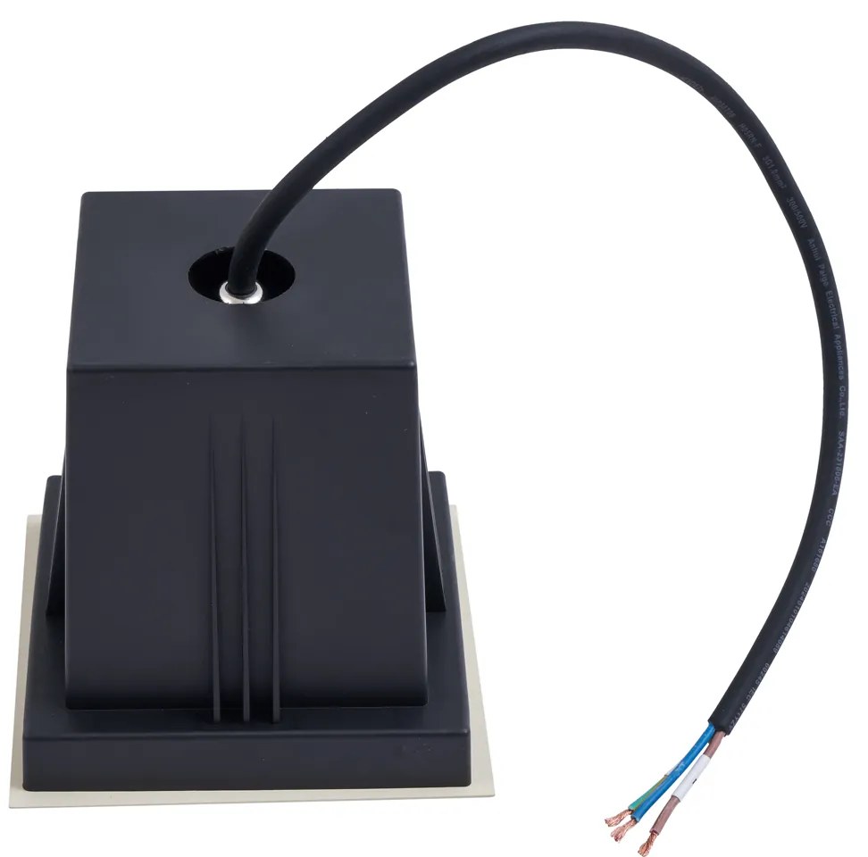 Foco de chão moderno bege-cinza GU10 50mm giratório e inclinável IP65 - Oneon Moderno