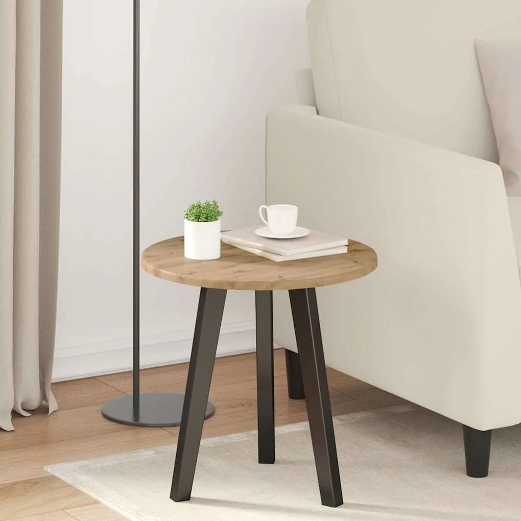 vidaXL Tampo de Mesa carvalho artisiano 40 x 40 x 1,5 cm