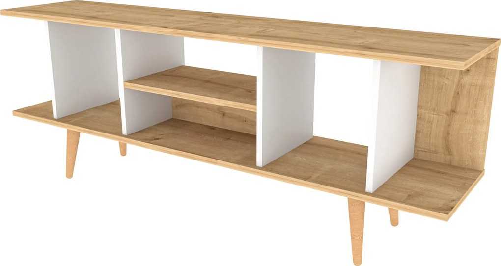 Móvel para TV Akya – Branco Safira – 160 cm x 35 cm x 38,6 cm