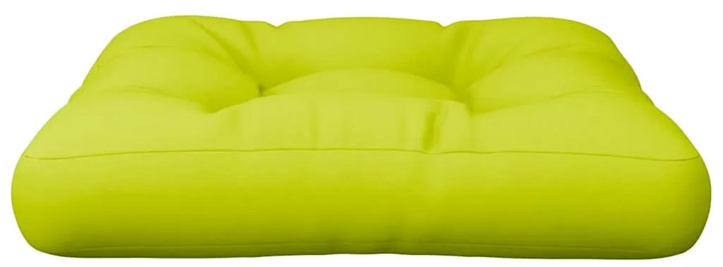 Almofadão para paletes 58x58x10 cm tecido verde brilhante