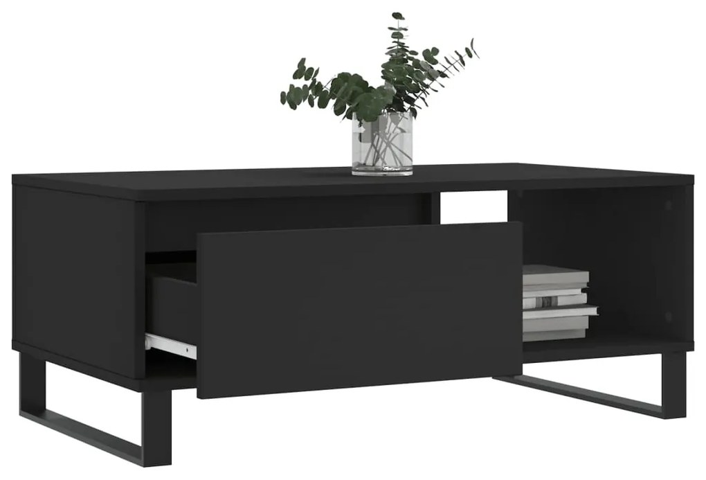 Mesa de centro 90x50x36,5 cm derivados de madeira preto