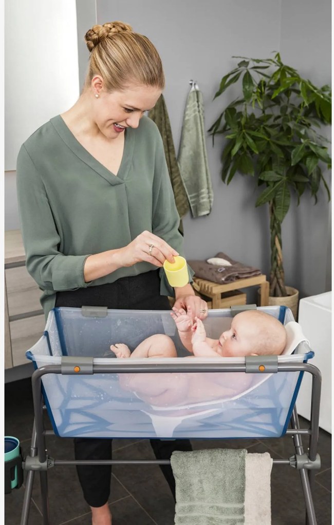 Suporte de banheira Flexi Bath STOKKE cinzento medio liso