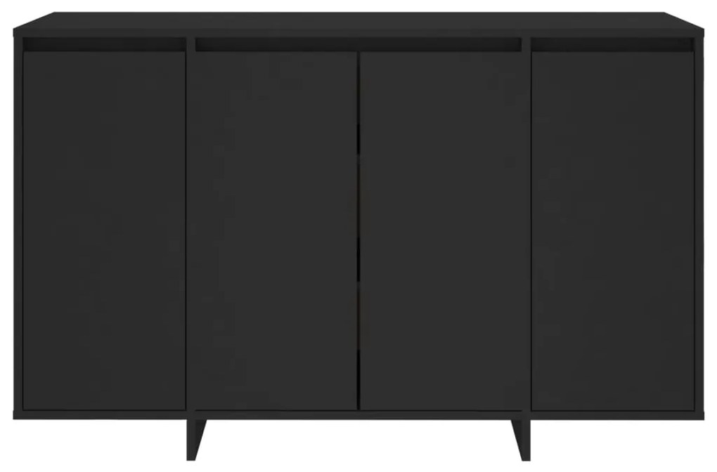 Aparador 120x41x75 cm aglomerado preto