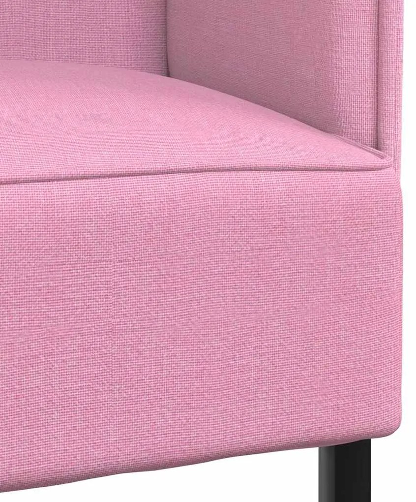 Sofá Alto Rosa 109x56x121 cm Tecido