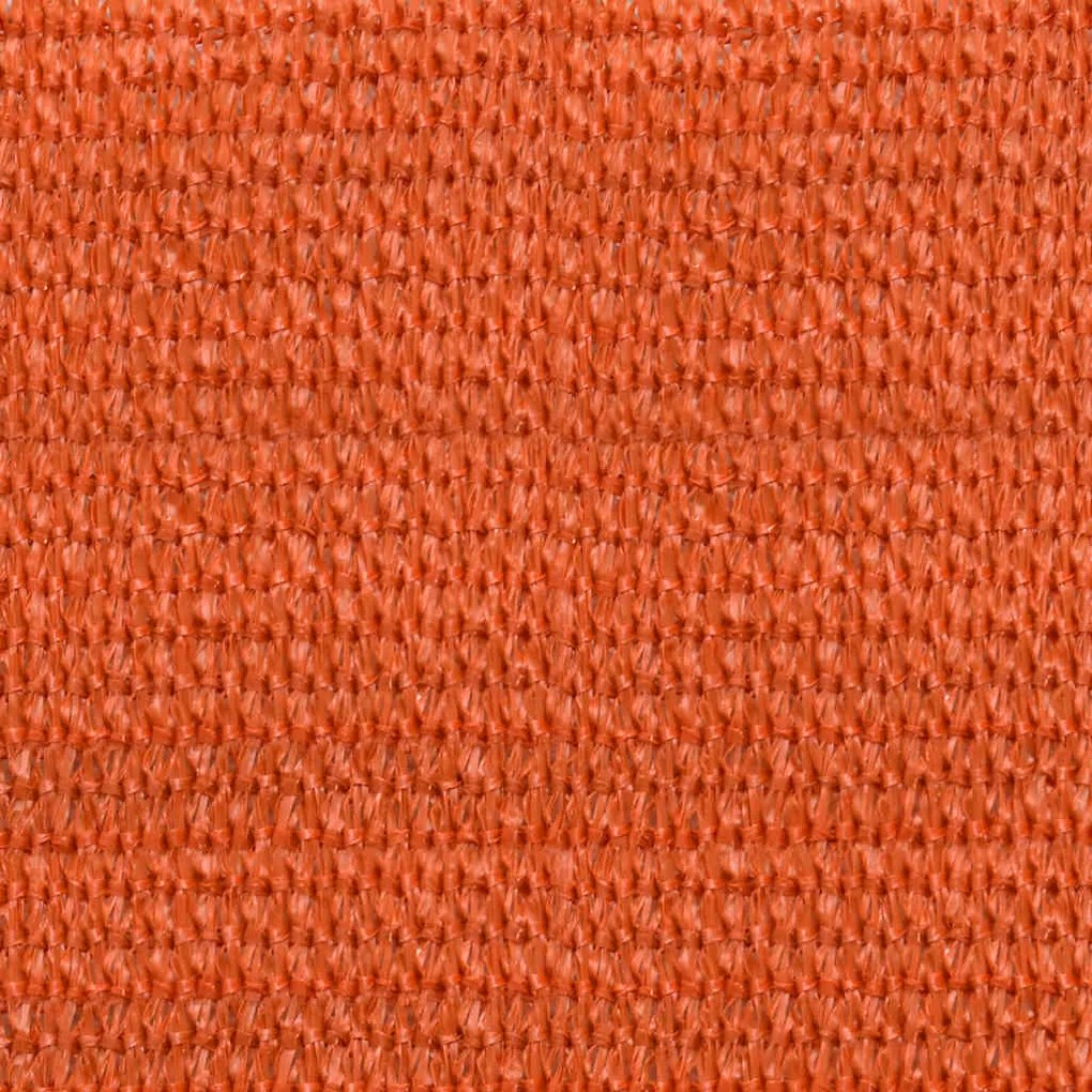 Para-sol estilo vela triangular 160 g/m² 3x4x5 m PEAD laranja
