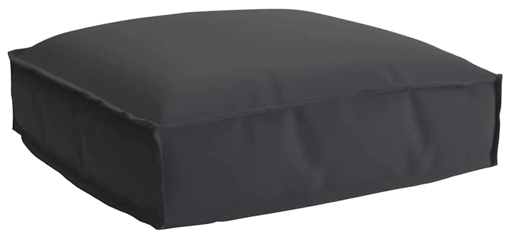 vidaXL Almofada de palete para assento Preto 50 x 50 x 12 cm