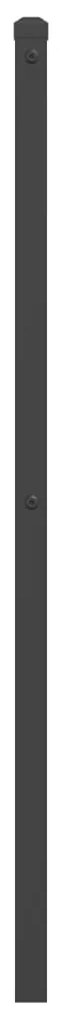 Cabeceira de cama 135 cm metal preto