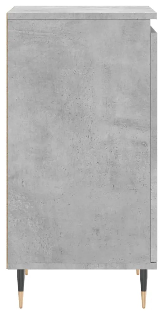 Aparadores 2 pcs 40x35x70 cm derivados de madeira cinza cimento