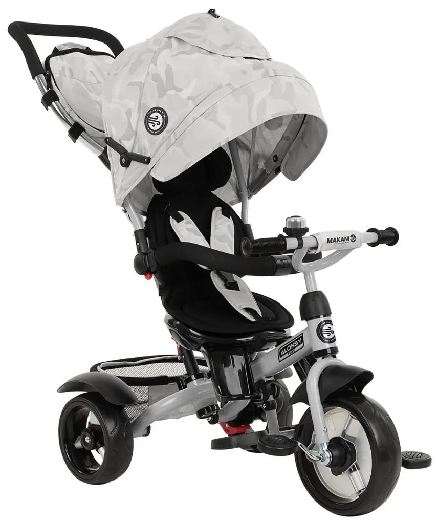 Triciclo para bebés Makani Alonsy Cinzento Camouflado 2020