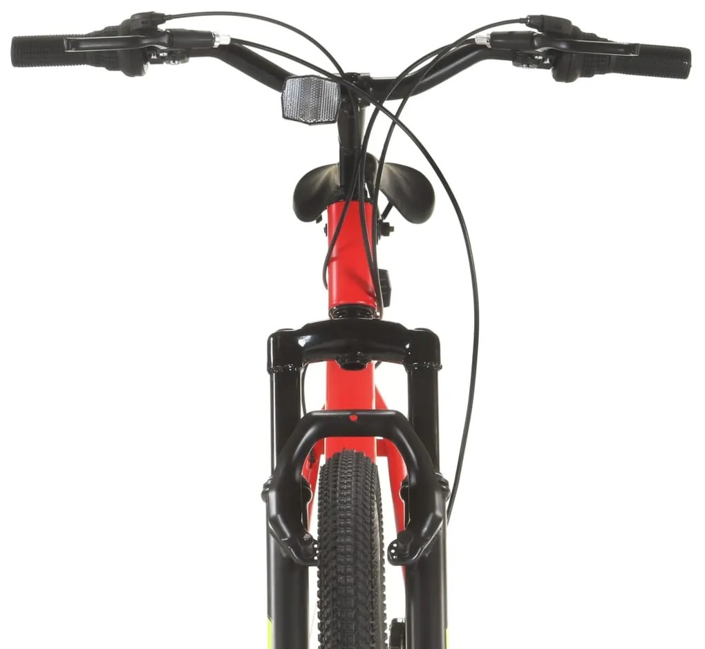 Bicicleta de montanha 21 velocidades roda 27,5" 42 cm vermelho