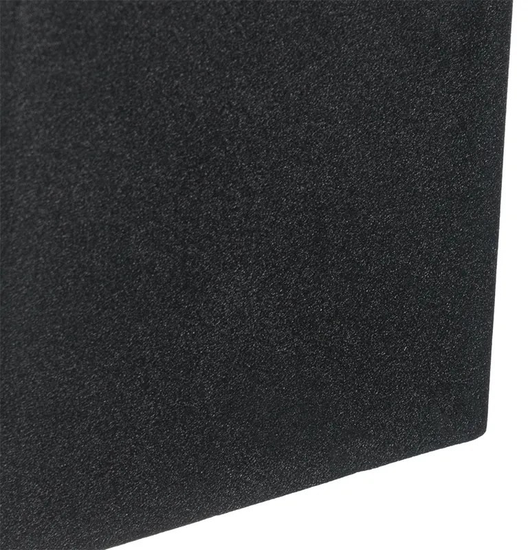 Candeeiro de parede preto 2 luzes IP44 com sensor de movimento - Baleno Moderno