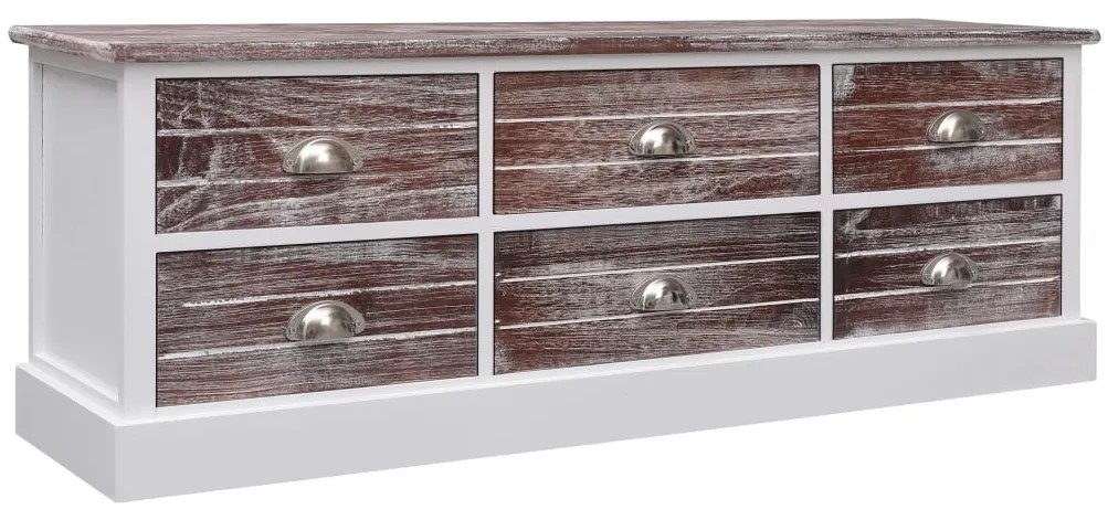 284124 vidaXL Banco de corredor 115x30x40 cm madeira castanho