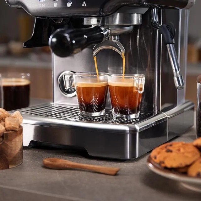 Cafeteira barista Power Espresso 20 Barista Steel & Grind