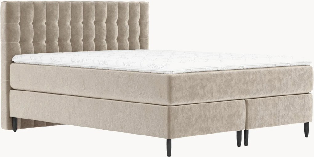 Cama divã em veludo artesanal Sorrento, H4