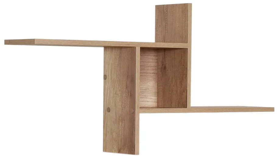Prateleira de Parede Moinho 1000x180x500 mm – Madeira Clara