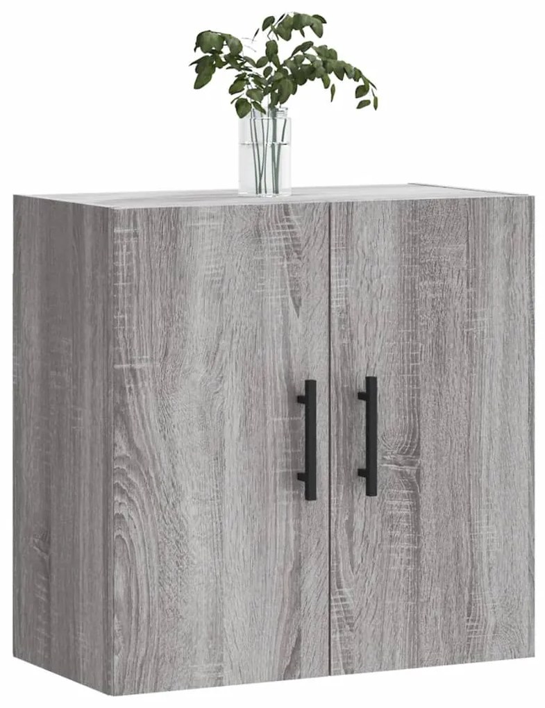 Armário de parede 60x31x60 cm derivados madeira cinzento sonoma