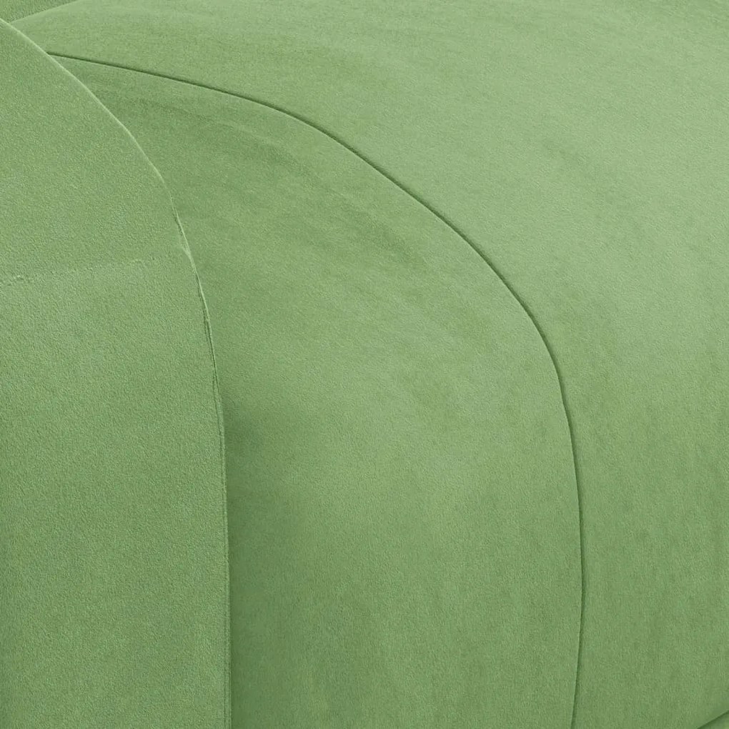 Poltrona de massagens veludo verde-claro