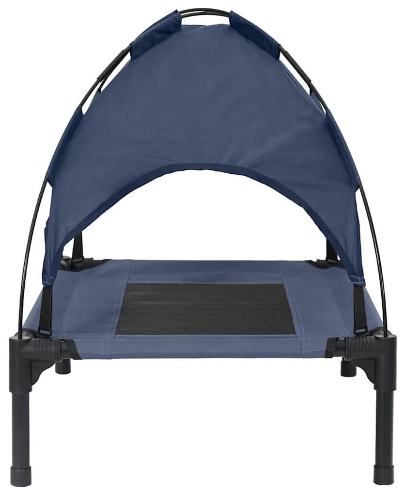 Cama Elevada para Cães da Azul-marinho Aço, Tecido