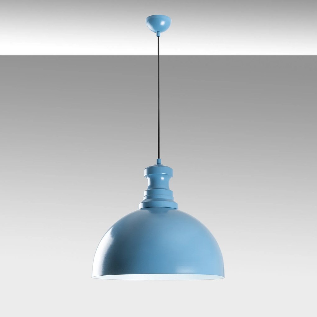 Candeeiro Kure – Azul Claro – Ø40 h:37 cm