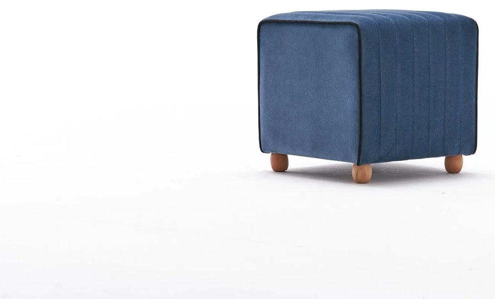 Pouffe Mona – Azul – 40x40x40 cm