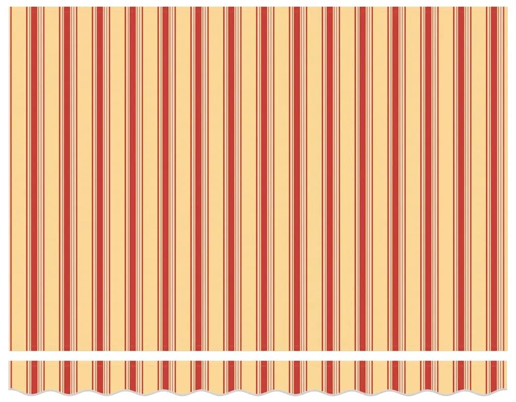 Toldo Retrátil Manual com LED Amarelo e Laranja 300x250 cm